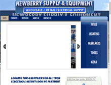 Tablet Screenshot of newberrysupply.com